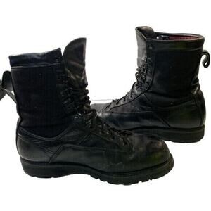 Matterhorn Boots Men's 11 W Black Leather Military Motorcycle Thinsulate Boots